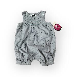Question Everything QE Smocked Shortie Romper